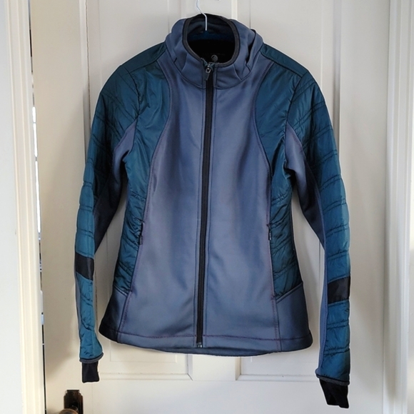 MPG Women's Teal and Grey Jacket Size M - Picture 1 of 8